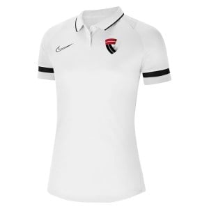 Nike Womens Academy 21 Performance Polo (W) White-Black-Black-Black