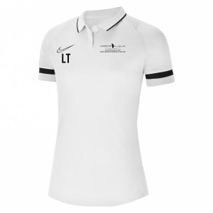 Nike Womens Academy 21 Performance Polo (W) White-Black-Black-Black