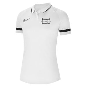 Nike Womens Academy 21 Performance Polo (W) White-Black-Black-Black