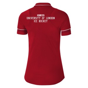 Nike Womens Academy 21 Performance Polo (W) University Red-White-Gym Red-White