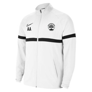 Nike Academy 21 Knit Track Jacket (M) White-Black-Black-Black