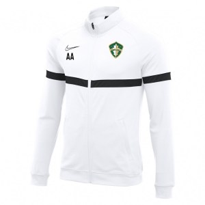 Nike Academy 21 Knit Track Jacket (M) White-Black-Black-Black