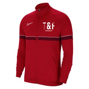 Nike Academy 21 Knit Track Jacket (M) University Red-White-Gym Red-White