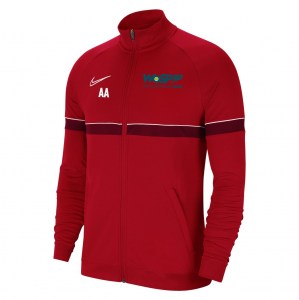 Nike Academy 21 Knit Track Jacket (M) University Red-White-Gym Red-White