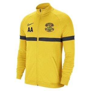 Nike Academy 21 Knit Track Jacket (M) Tour Yellow-Black-Anthracite-Black