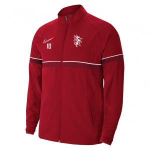 Nike Academy 21 Woven Track Jacket (M) University Red-White-Gym Red-White