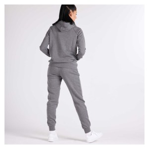 Nike Womens Team Club 20 Hoodie (W) Charcoal Heather-White-White