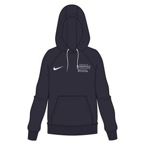 Nike Womens Team Club 20 Hoodie (W) Obsidian-White-White