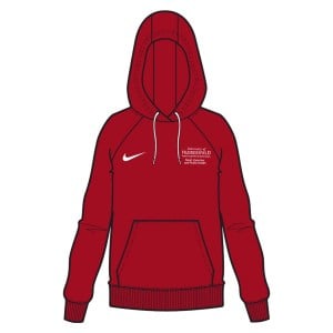 Nike Womens Team Club 20 Hoodie (W) University Red-White-White