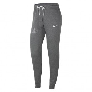 Nike Womens Team Club 20 Fleece Pants (W) Charcoal Heathr-White-White