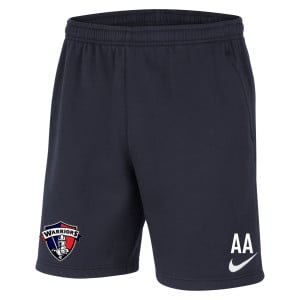 Nike Team Club 20 Fleece Shorts (M) Obsidian-White-White