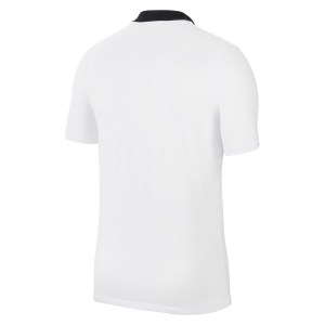 Nike Dri-FIT Park Poly Cotton Polo (M) White-Black-Black