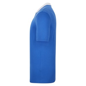 Nike Dri-FIT Park Poly Cotton Polo (M) Royal Blue-White-White