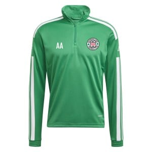 Adidas Squadra 21 Midlayer Training Top Team Green-White