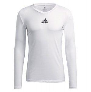 adidas Long Sleeve Baselayer Tee White