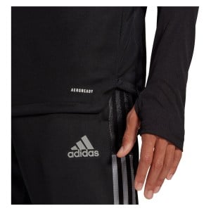 adidas Tiro 21 1/4 Zip Training Top Black