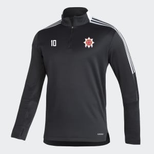 adidas Tiro 21 1/4 Zip Training Top Black