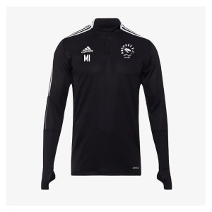 adidas Tiro 21 1/4 Zip Training Top Black