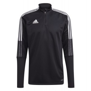 adidas Tiro 21 1/4 Zip Training Top Black