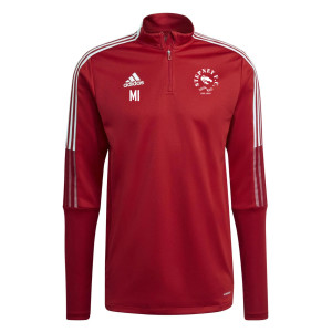 adidas Tiro 21 1/4 Zip Training Top Team Power Red