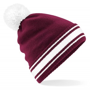 Stadium Beanie Burgundy-White