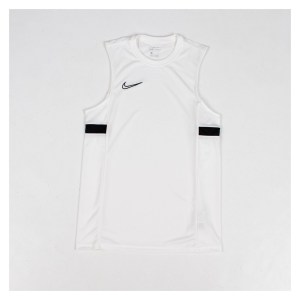 Nike Dri-FIT Academy Sleeveless Top (M) White-Black-Black-Black