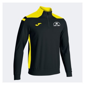 Joma Championship VI 1/4 Zip Sweatshirt / Midlayer (M) Black-Yellow