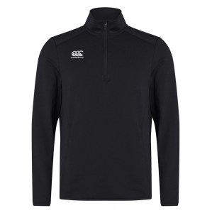 Canterbury Club 1/4 Zip Midlayer Training Top (M) Black