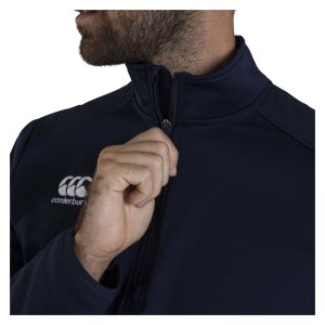 Canterbury Club 1/4 Zip Midlayer Training Top (M) Navy