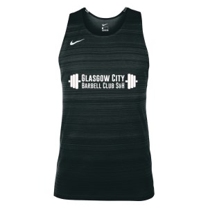 Nike Dry Miler Singlet (M) Black-White