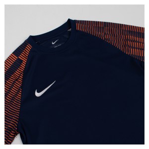Nike Academy Short Sleeve Jersey Midnight Navy-Hyper Crimson-White
