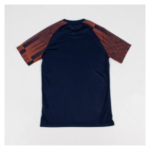 Nike Academy Short Sleeve Jersey Midnight Navy-Hyper Crimson-White