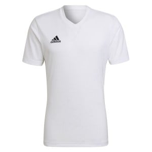 adidas Entrada 22 Short Sleeve Jersey White