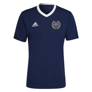 adidas Entrada 22 Short Sleeve Jersey Team Navy Blue