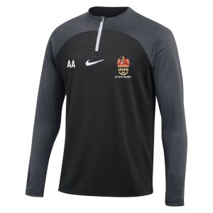 Nike Academy Pro Midlayer Drill Top Black-Anthracite-White