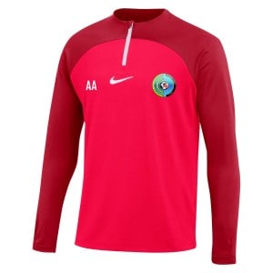 Nike Academy Pro Midlayer Drill Top Bright Crimson-University Red-White