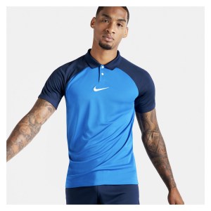 Nike Dri-FIT Academy Pro Polo Royal Blue-Obsidian-White