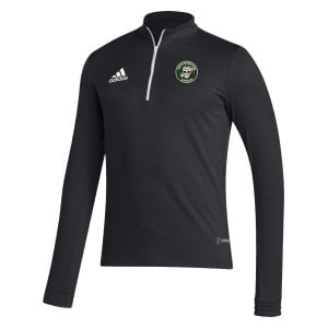 adidas Entrada 1/4 Zip Drill Top Midlayer Black