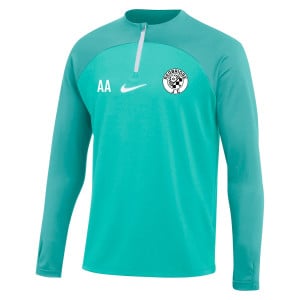 Nike Academy Pro Midlayer Drill Top Hyper Turq-Washed Teal-White