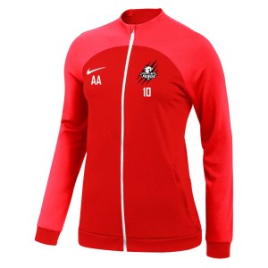 Nike Womens Academy Pro Track Jacket University Red-Bright Crimson-White