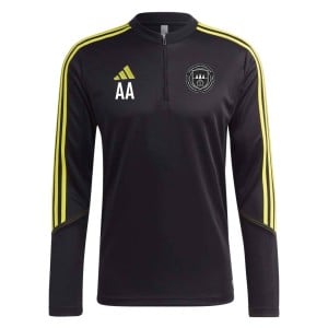 adidas Tiro 23 Club 1/4 Zip Training Top Black-Bright Yellow