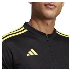 adidas Tiro 23 Club 1/4 Zip Training Top Black-Bright Yellow