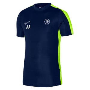 Nike Academy 23 Short Sleeve Training Top Obsidian-Volt-White