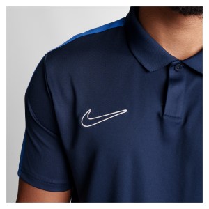 Nike Dri-Fit Academy 23 Polo Obsidian-Royal Blue-White