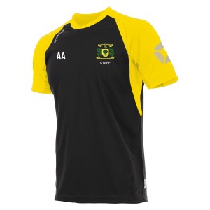 Stanno Riva T-shirt Black-Yellow