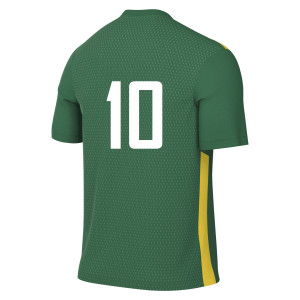 Nike Park Derby IV Dri-FIT Short Sleeve Shirt Pine Green-Tour Yellow-White