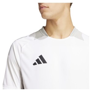 adidas Tiro 24 Competition Training Jersey White-Team Light Grey-Black