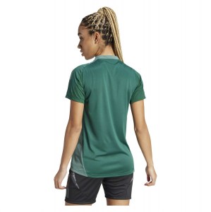 adidas Womens Tiro 24 Competition Training Jersey (W) Team Dark Green-Tech Emerald-White