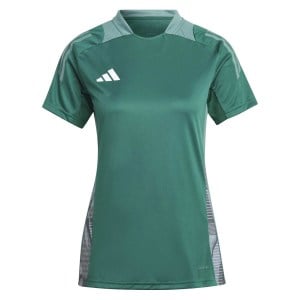 adidas Womens Tiro 24 Competition Training Jersey (W) Team Dark Green-Tech Emerald-White