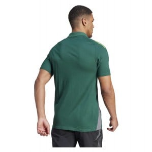 adidas Tiro 24 Competition Polo Shirt Team Dark Green-Tech Emerald-White